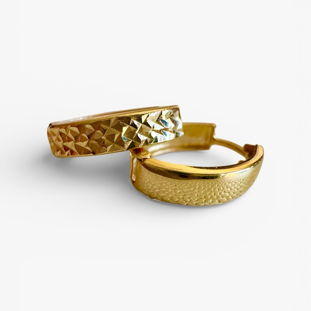 18k real Gold Earrings